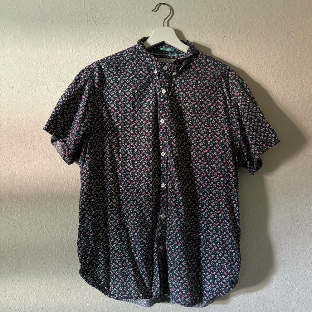 Cactus Man Floral Casual Button-Down Shirt